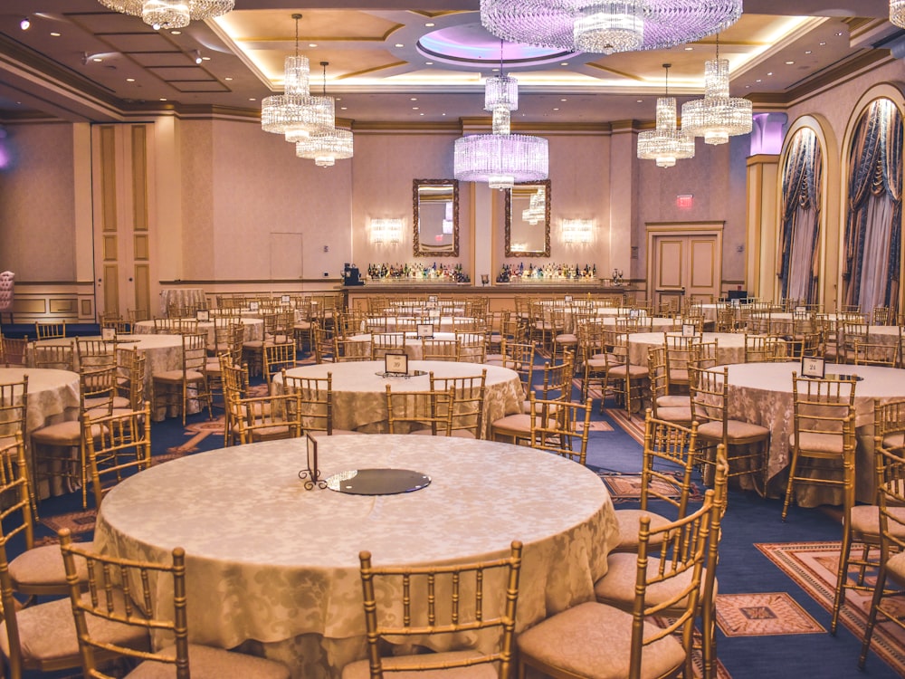 Banquet setup at Nisha Lawn and Resort