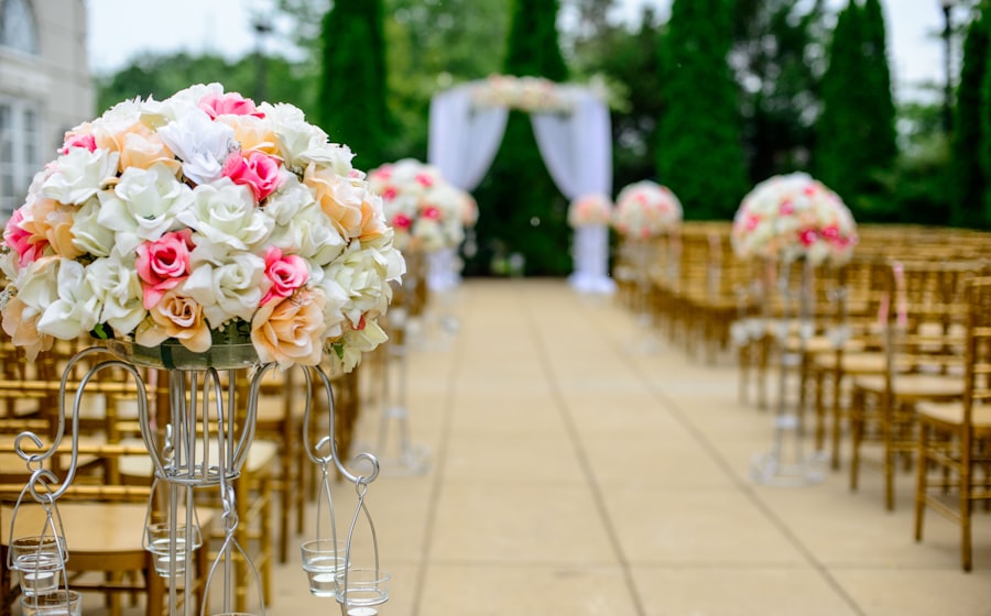 Outdoor garden lawn venue